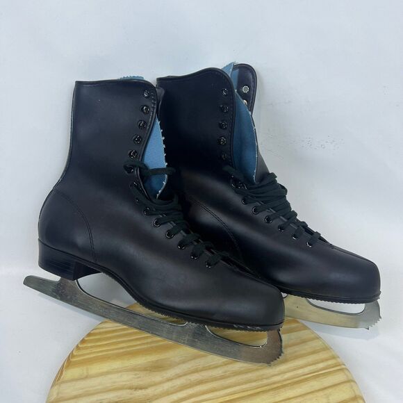 Vintage American Aces Men's Size 10 | Figure Skating Ice Skates Black Style 550 - Picture 3 of 10